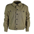 Veste en toile originale des troupes de campagne de l'armée bulgare, édition OD des surplus militaires