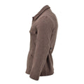 Veste classique militaire bulgare originale en laine marron d'hiver chaude coupe-vent NEUF