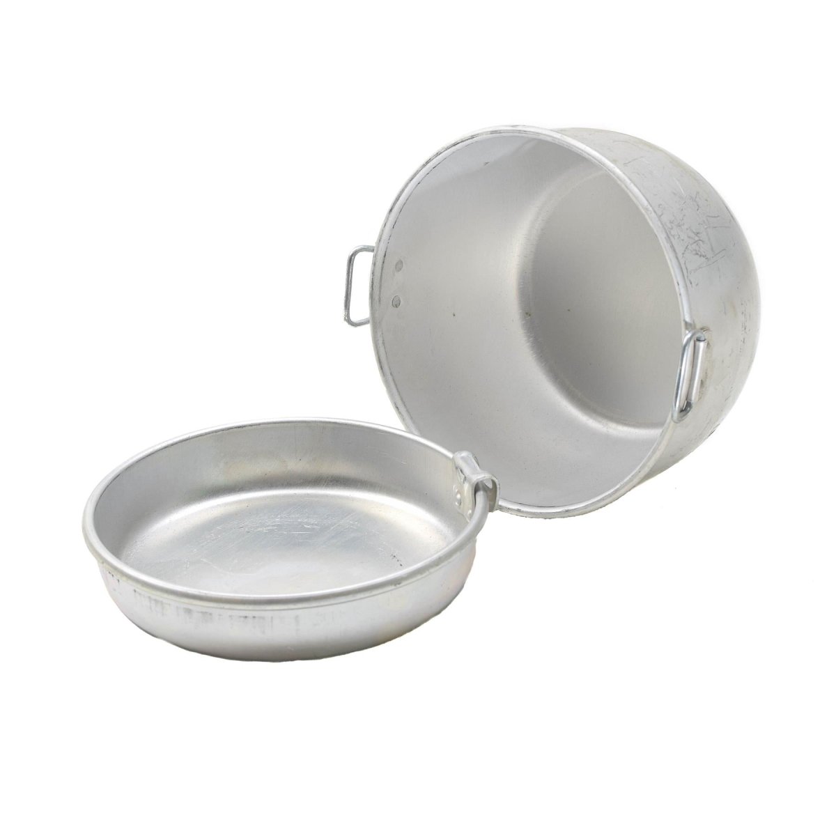 Kit de gamelle militaire bulgare vintage d'origine pour randonnée, camping, foyer, casserole, NEUF