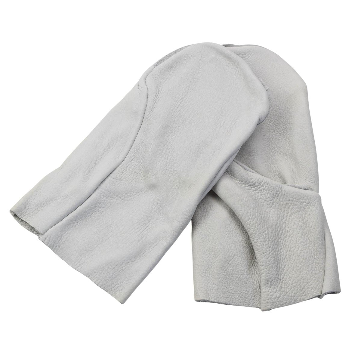 Mitaines militaires originales de la Bundeswehr, 2 doigts, pouce séparé, cuir blanc