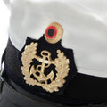 Casquette originale BW pour officiers de l'armée allemande, chapeau à visière pour marine, marine