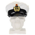 Casquette originale BW pour officiers de l'armée allemande, chapeau à visière pour marine, marine