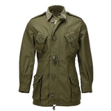 Veste de campagne originale de l'Armée canadienne Combat 1981 Surplus militaire vert olive