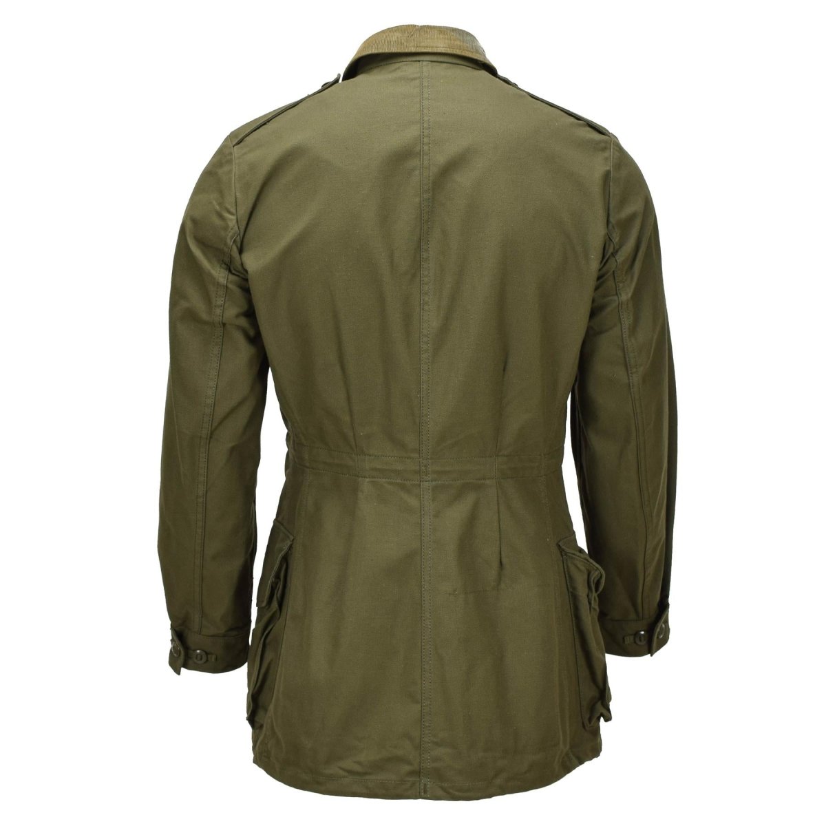 Veste de campagne originale de l'Armée canadienne Combat 1981 Surplus militaire vert olive
