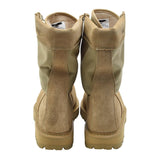 Bottes de combat STC originales de l'armée canadienne en cuir suédé, surplus militaire marron