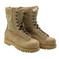Bottes de combat STC originales de l'armée canadienne en cuir suédé, surplus militaire marron