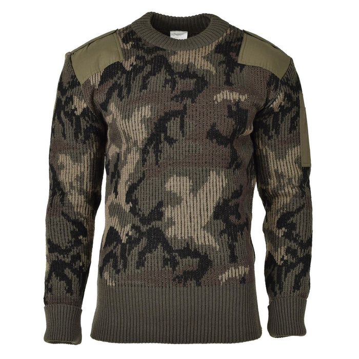 Pull original de l'armée chilienne pull camouflage bodywarmer pull en tricot NOUVEAU - GoMilitar