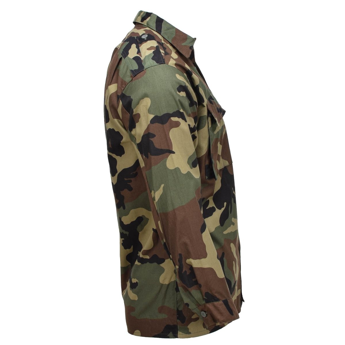 Chemise militaire croate originale en coton BDU camouflage boisé surplus de l'armée NEUF