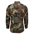 Chemise militaire croate originale en coton BDU camouflage boisé surplus de l'armée NEUF