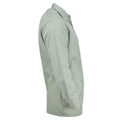 Chemise de l'armée tchèque originale olive à manches longues et boutons, surplus militaire NEUF