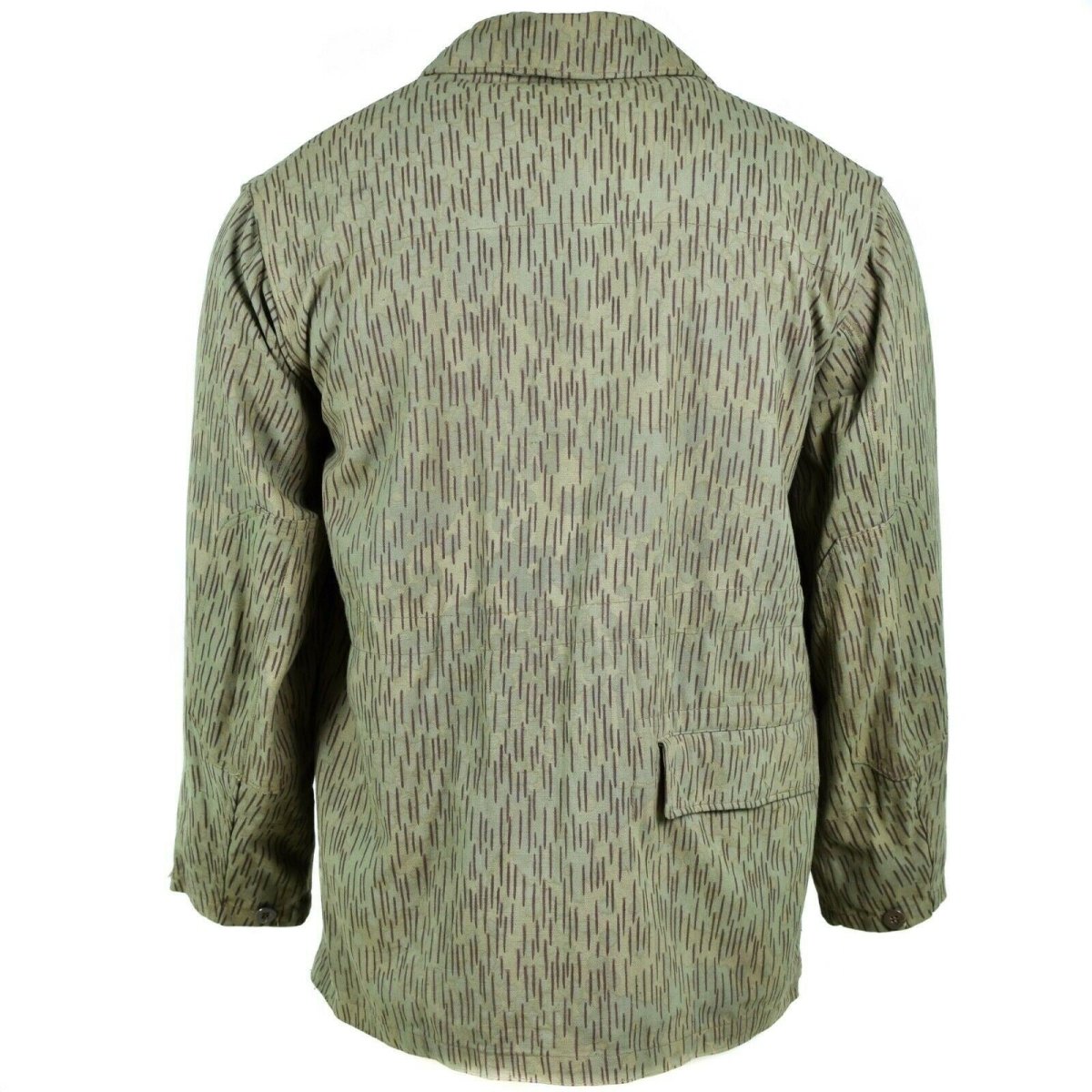 Veste de combat militaire originale de l'armée tchèque M60 Parka camouflage goutte de pluie 