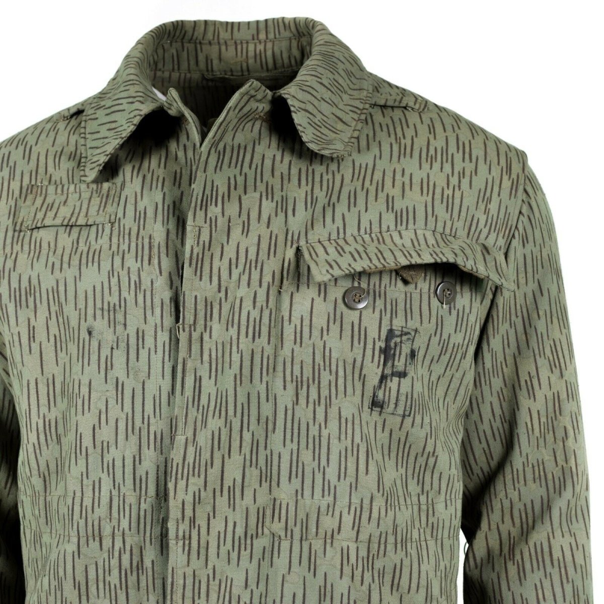 Veste de combat militaire originale de l'armée tchèque M60 Parka camouflage goutte de pluie 