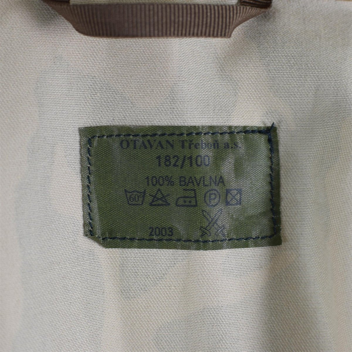 Veste parka coupe-vent originale de l'armée tchèque BDU camouflage désert surplus militaire NEUF