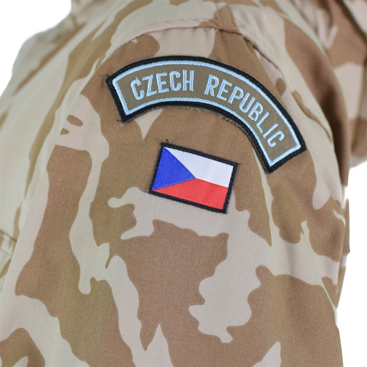 Veste parka coupe-vent originale de l'armée tchèque BDU camouflage désert surplus militaire NEUF