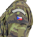 Veste de campagne originale des troupes de l'armée tchèque, parka à motif camouflage à feuilles, surplus militaire