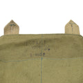 Sac à bandoulière original pour masque à gaz militaire tchèque en toile verte vintage surplus NEUF