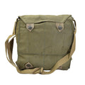 Sac à bandoulière original pour masque à gaz militaire tchèque en toile verte vintage surplus NEUF
