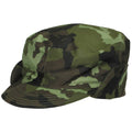 Casquette de combat de campagne originale de camouflage boisé M95 de l'armée tchèque, couvre-cou neuf
