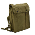 Sac à bandoulière militaire tchèque d'origine vintage pratique à rabat avec boutons-pression Olive