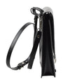 Sac à bandoulière original de la police tchécoslovaque Documents Cuir artificiel Noir