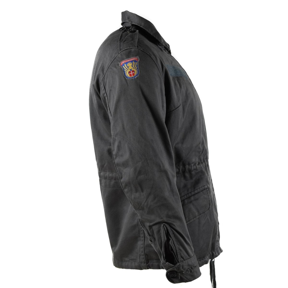 Veste originale de l'armée danoise M71 Short Cut, surplus militaire gris du Danemark