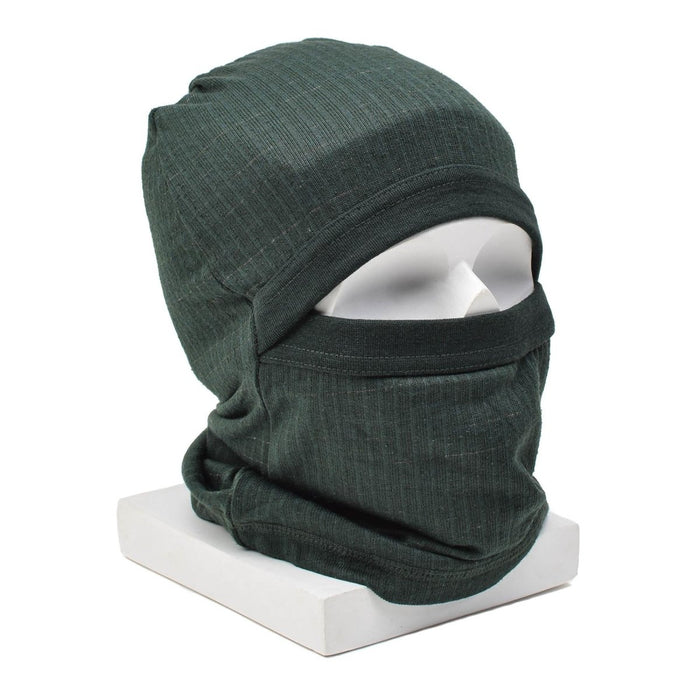 Masque facial léger ignifuge cagoule olive de l'armée danoise originale NOUVEAU - GoMilitar