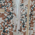 Veste de pluie originale de l'armée danoise imperméable à capuche tactique camouflage désert M84 NEUF