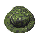 Danish M84 camo bucket hat made of durable ripstop fabric with wide brim for sun protection and outdoor use.