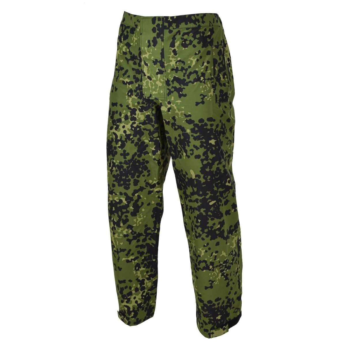 Pantalon de pluie imperméable et élastique d'origine militaire danoise camouflage M84 NEUF