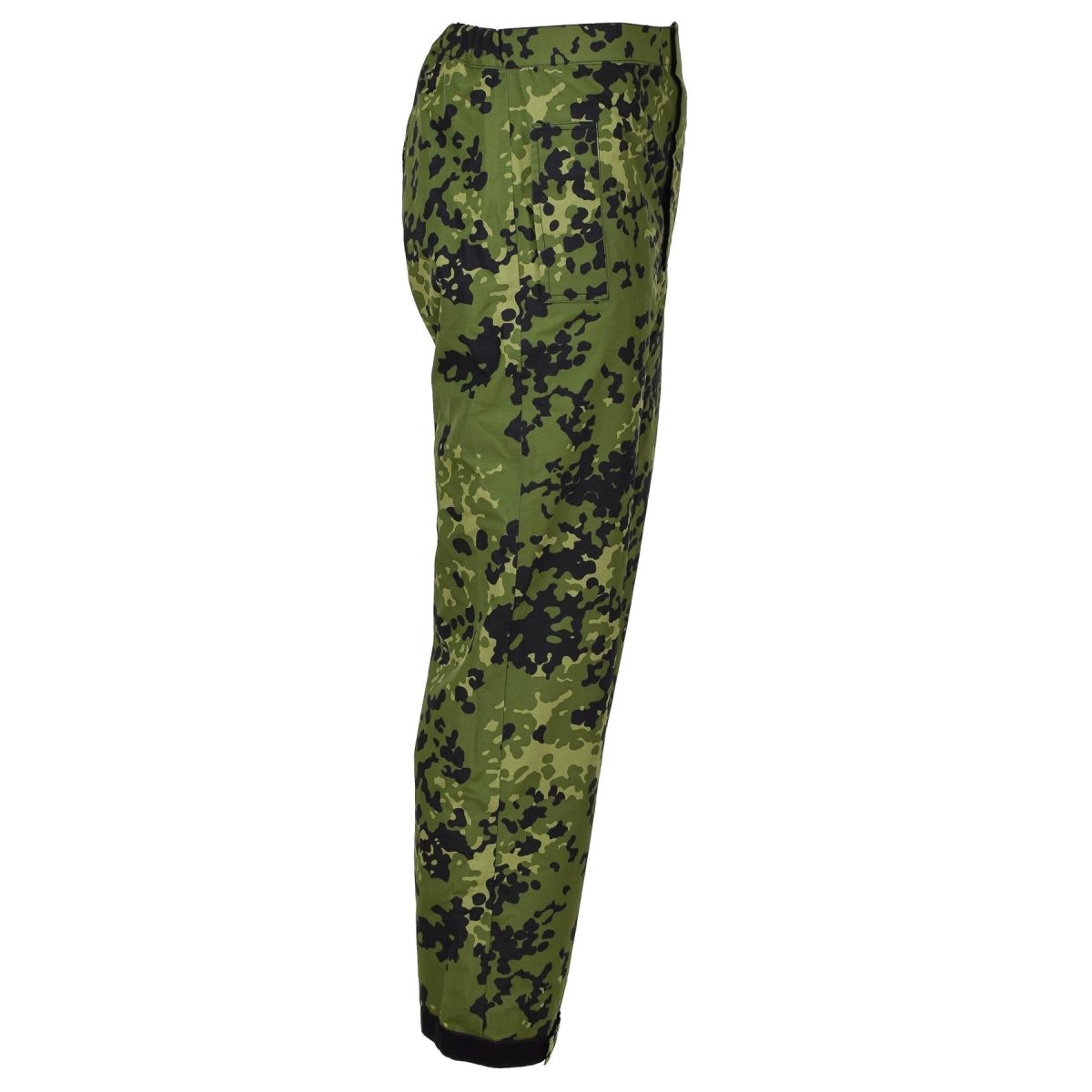 Pantalon de pluie imperméable et élastique d'origine militaire danoise camouflage M84 NEUF