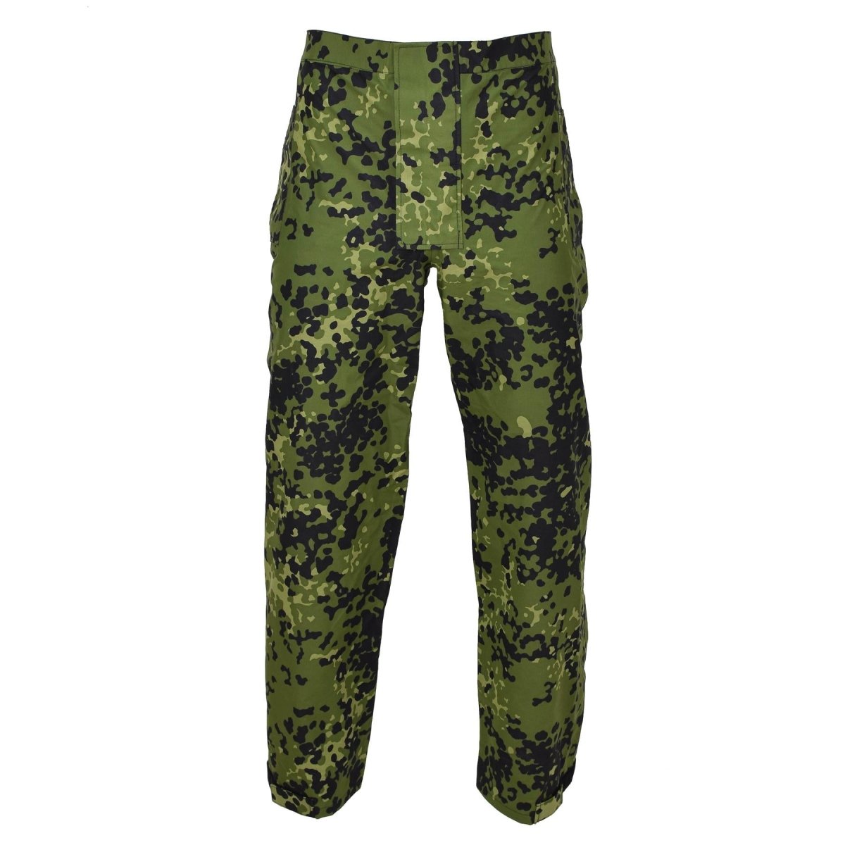 Pantalon de pluie imperméable et élastique d'origine militaire danoise camouflage M84 NEUF