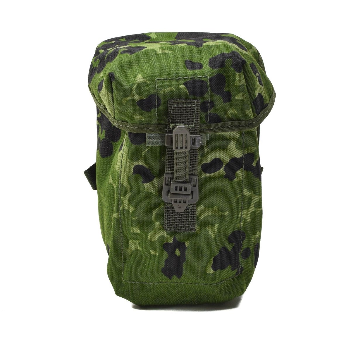 Pochette de gourde militaire danoise originale avec fixation universelle, camouflage DK