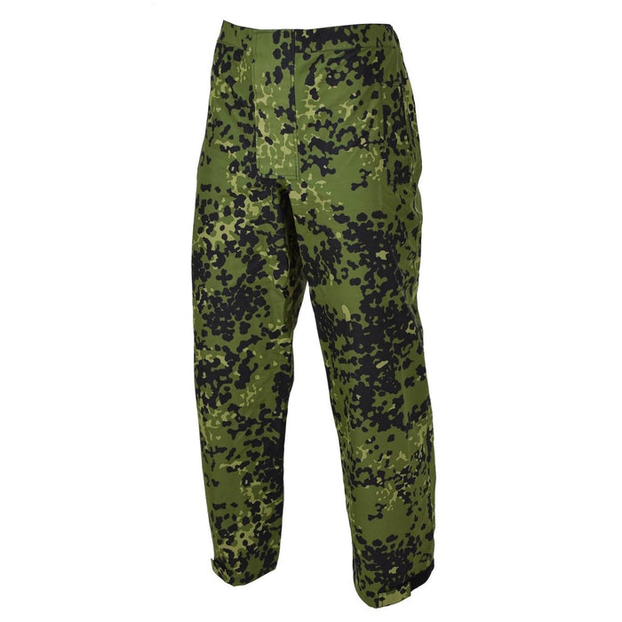 Pantalon de pluie camouflage militaire danois original M84 pantalon de combat imperméable - GoMilitar