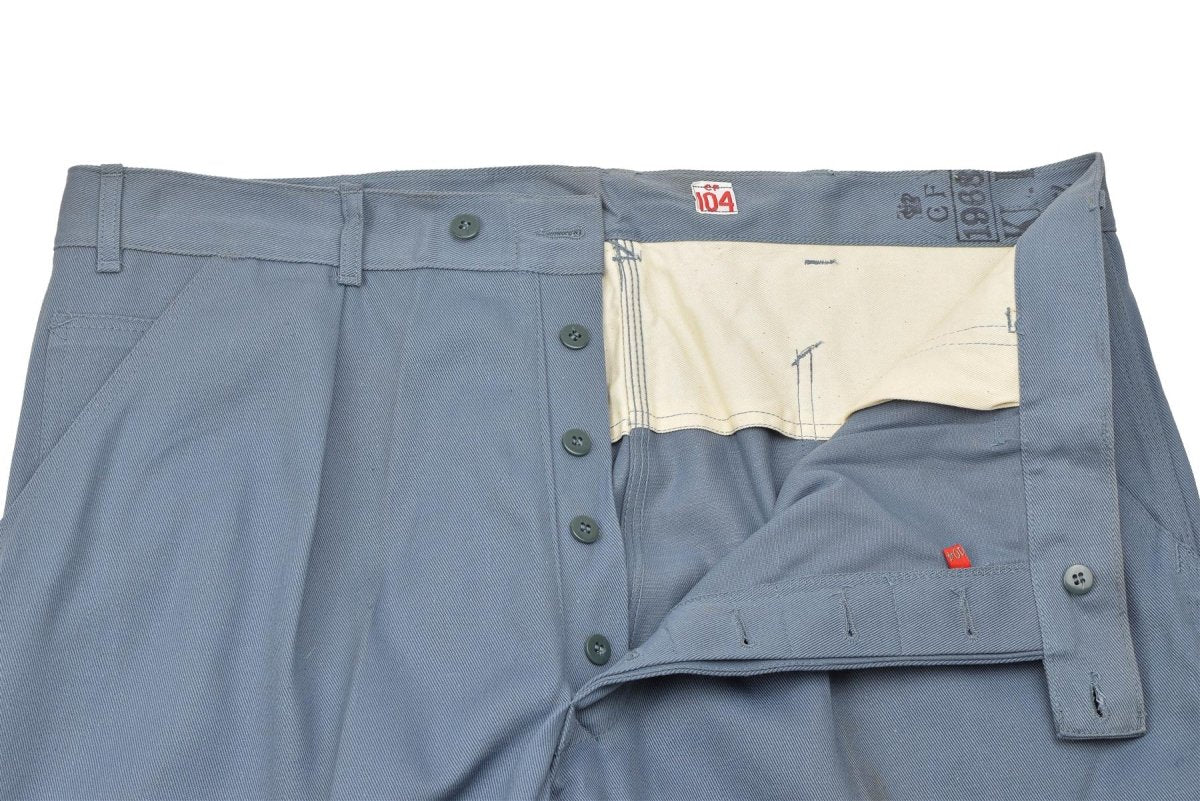 Pantalon militaire danois original pantalon décontracté pour le personnel de l'armée danoise bleu NEUF
