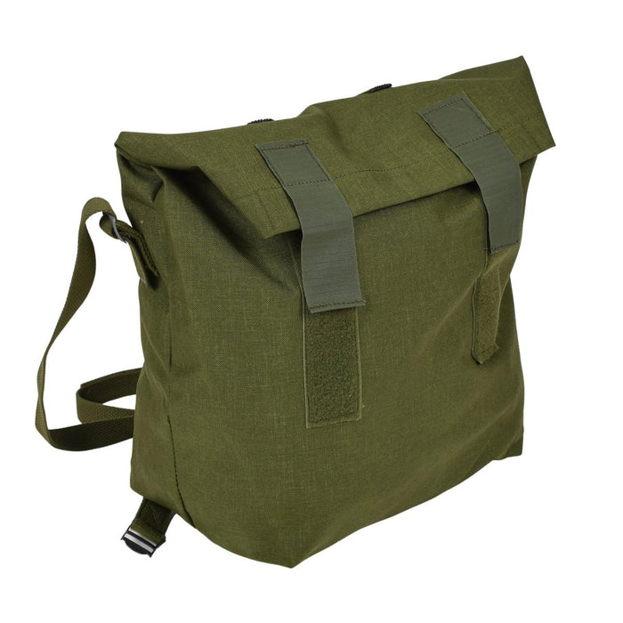 Sac à bandoulière militaire danois original Roll-top Nylon enduit de PVC Olive - GoMilitar
