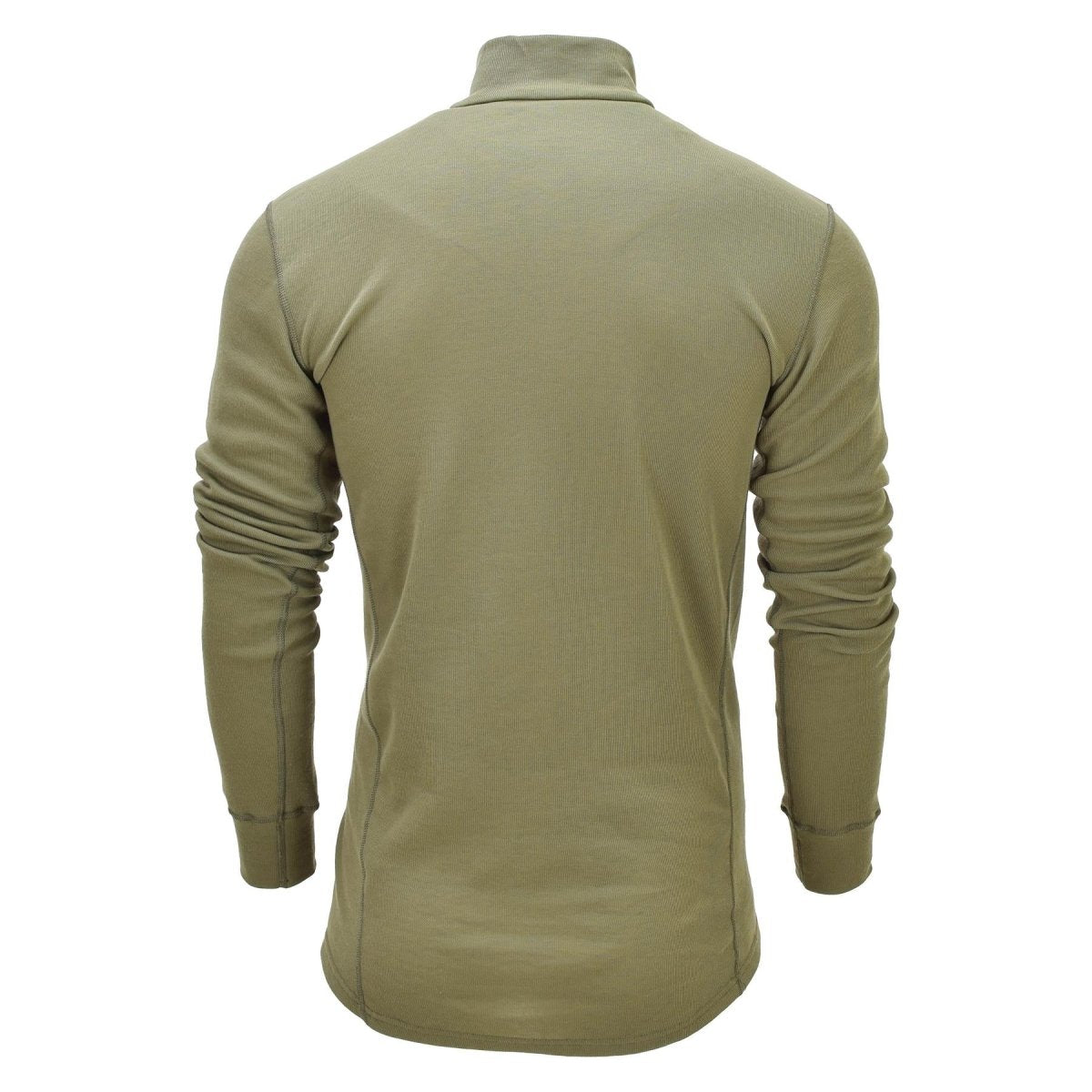 Maillot de corps original de l'armée néerlandaise, col haut, isolation thermique, olive