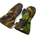 Mitaines originales de camouflage forestier DPM de l'armée néerlandaise. Gants militaires néerlandais