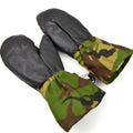 Mitaines originales de camouflage forestier DPM de l'armée néerlandaise. Gants militaires néerlandais