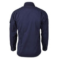 Veste de travail originale de l'armée néerlandaise, uniforme bleu, chemise militaire à manches longues