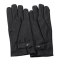 Gants d'hiver en cuir d'origine de l'armée néerlandaise, doublés chauds, pour temps froid, noirs