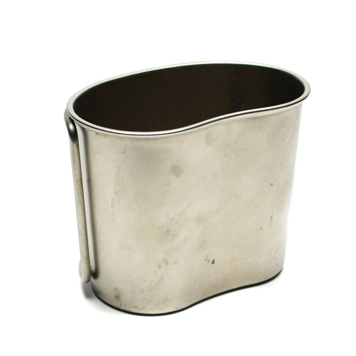 Gobelets de cantine en acier inoxydable, originaux de l'armée néerlandaise, Camping Bushcraft, Lot de 6 pièces