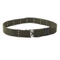 Ceinture tactique originale de l'armée néerlandaise, couplage de trous en Nylon, surplus militaire Olive