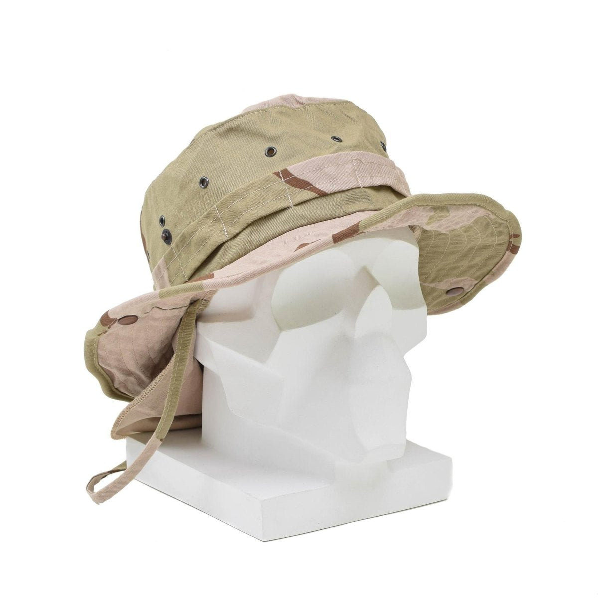 Chapeau de brousse militaire néerlandais d'origine DPM chapeau d'été à large bord camouflage désert NEUF