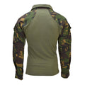Chemise de combat militaire néerlandaise originale Field Top Quarter Zip DPM Camouflage