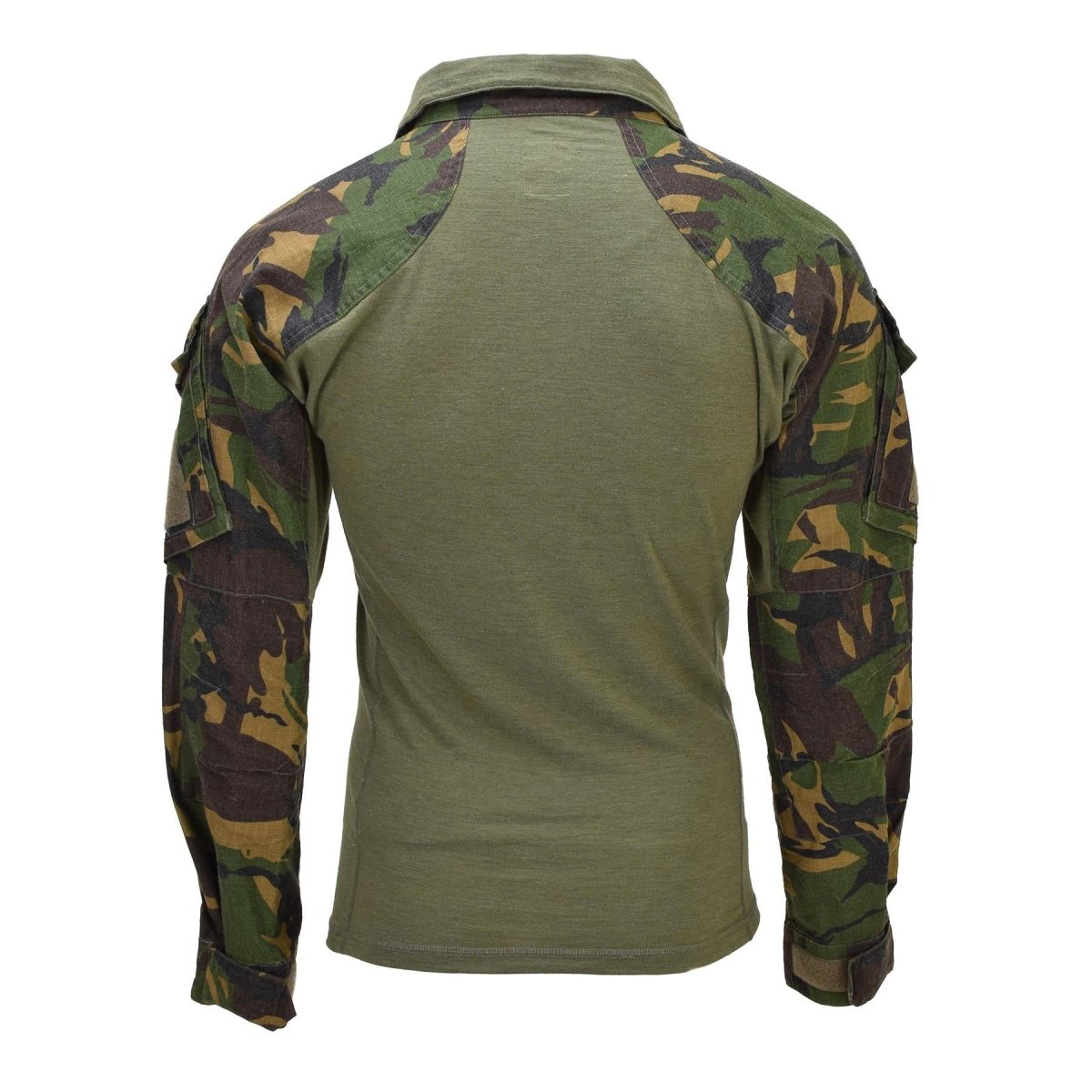 Chemise de combat militaire néerlandaise originale Field Top Quarter Zip DPM Camouflage