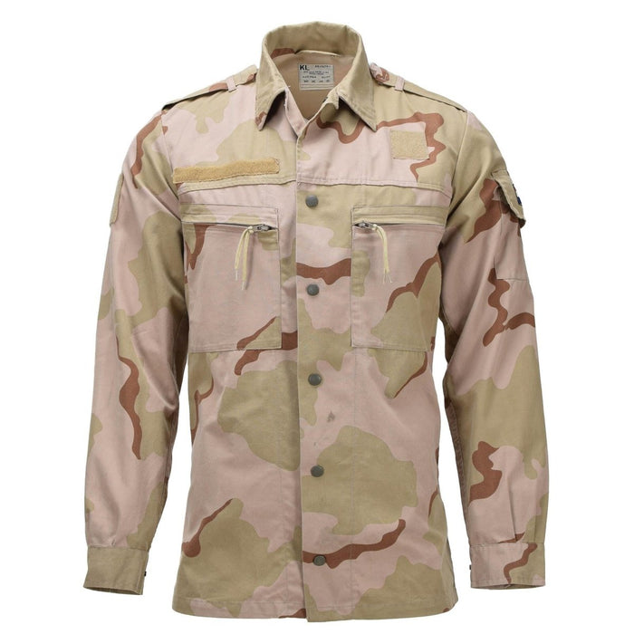 Veste militaire néerlandaise originale avec fermeture à bouton-pression 3 - Couleur Desert Camo - GoMilitar