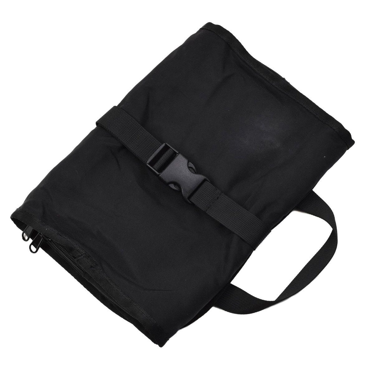 Trousse de toilette pliante militaire néerlandaise d'origine, organisateur de lavage de voyage noir