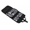 Trousse de toilette pliante militaire néerlandaise d'origine, organisateur de lavage de voyage noir