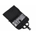 Trousse de toilette pliante militaire néerlandaise d'origine, organisateur de lavage de voyage noir