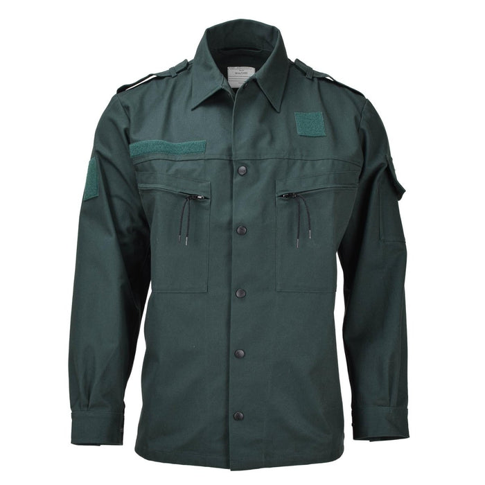 Chemise verte militaire néerlandaise originale, combat tactique poids lourd, manches longues, NOUVEAU - GoMilitar